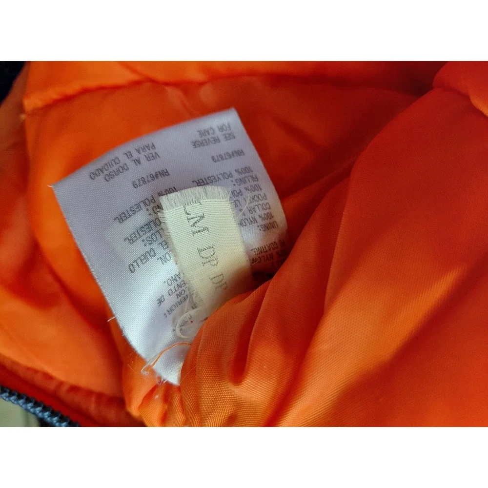 Starter Denver‎ Broncos Pullover Anorak Jacket Kids Size M Orange Navy Blue